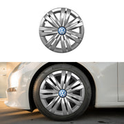 Set 4 capace roti potrivite jantelor de 16 inch compatibile gama Volkswagen model - 427, Sigla Albastra