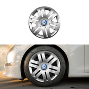 Set 4 capace roti potrivite jantelor de 16 inch compatibile gama Volkswagen model - 406, Sigla Albastra
