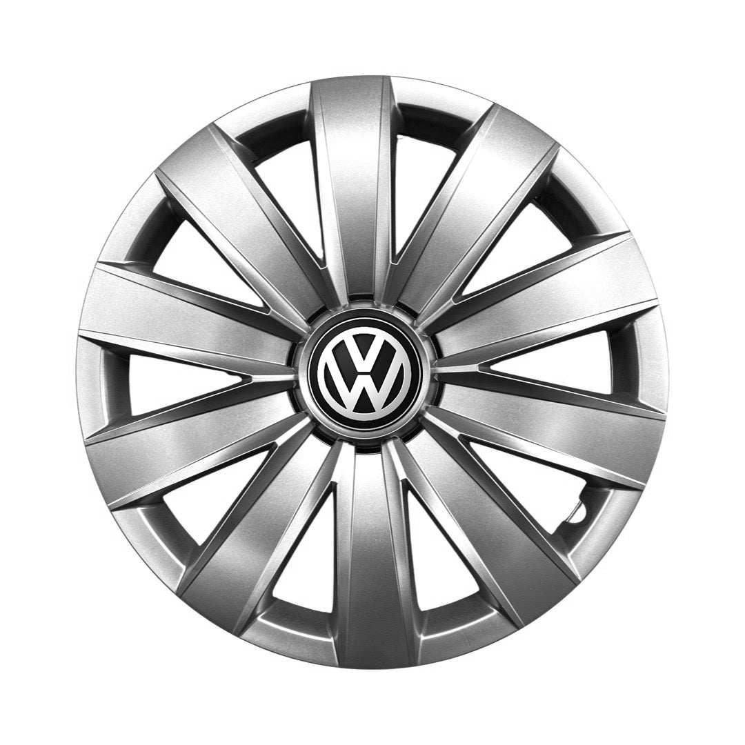 Set 4 capace roti potrivite jantelor de 14 inch compatibile VW Volkswagen Golf 4, 5, 6, 7, Passat B5, B6, B7, B8, Jeta, Polo, Sharan, Tiguan, Touran, Touareg, Caddy, Bora, - Model 226