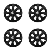 Set 4 capace roti potrivite jantelor de 15 inch compatibile VOLKSWAGEN, Model - 316 Black Edition