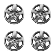 Set 4 capace roti potrivite jantelor de 15 inch compatibile VW Volkswagen Golf 4, 5, 6, 7, Passat B5, B6, B7, B8, Jeta, Polo, Sharan, Tiguan, Touran, Touareg, Caddy, Bora, - Model 340