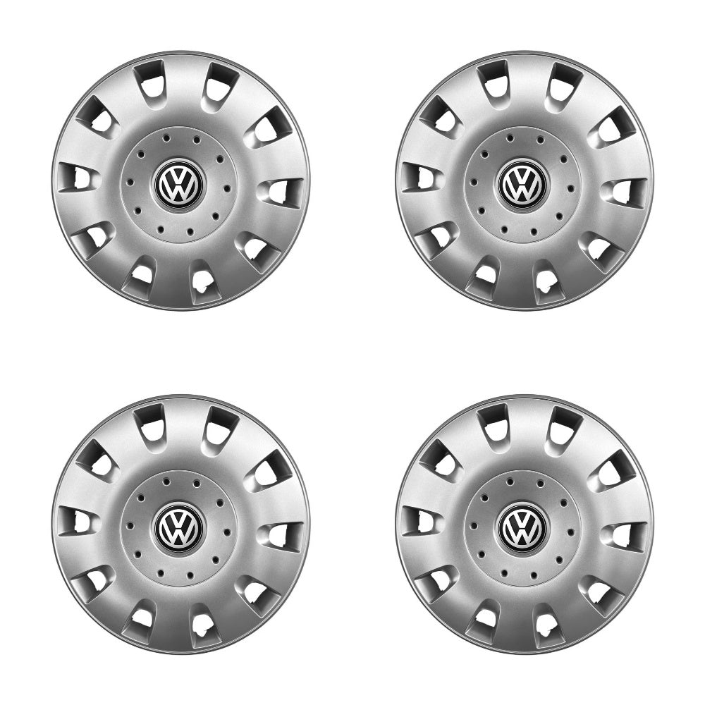 Set 4 capace roti potrivite jantelor de 14 inch compatibile VW Volkswagen Golf 4, 5, 6, 7, Passat B5, B6, B7, B8, Jeta, Polo, Sharan, Tiguan, Touran, Touareg, Caddy, Bora, - Model 209