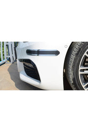 Bandă auto universală din carbon 5D, protecție exterioară, pentru praguri și uși, lățime 5cm, lungime 1M